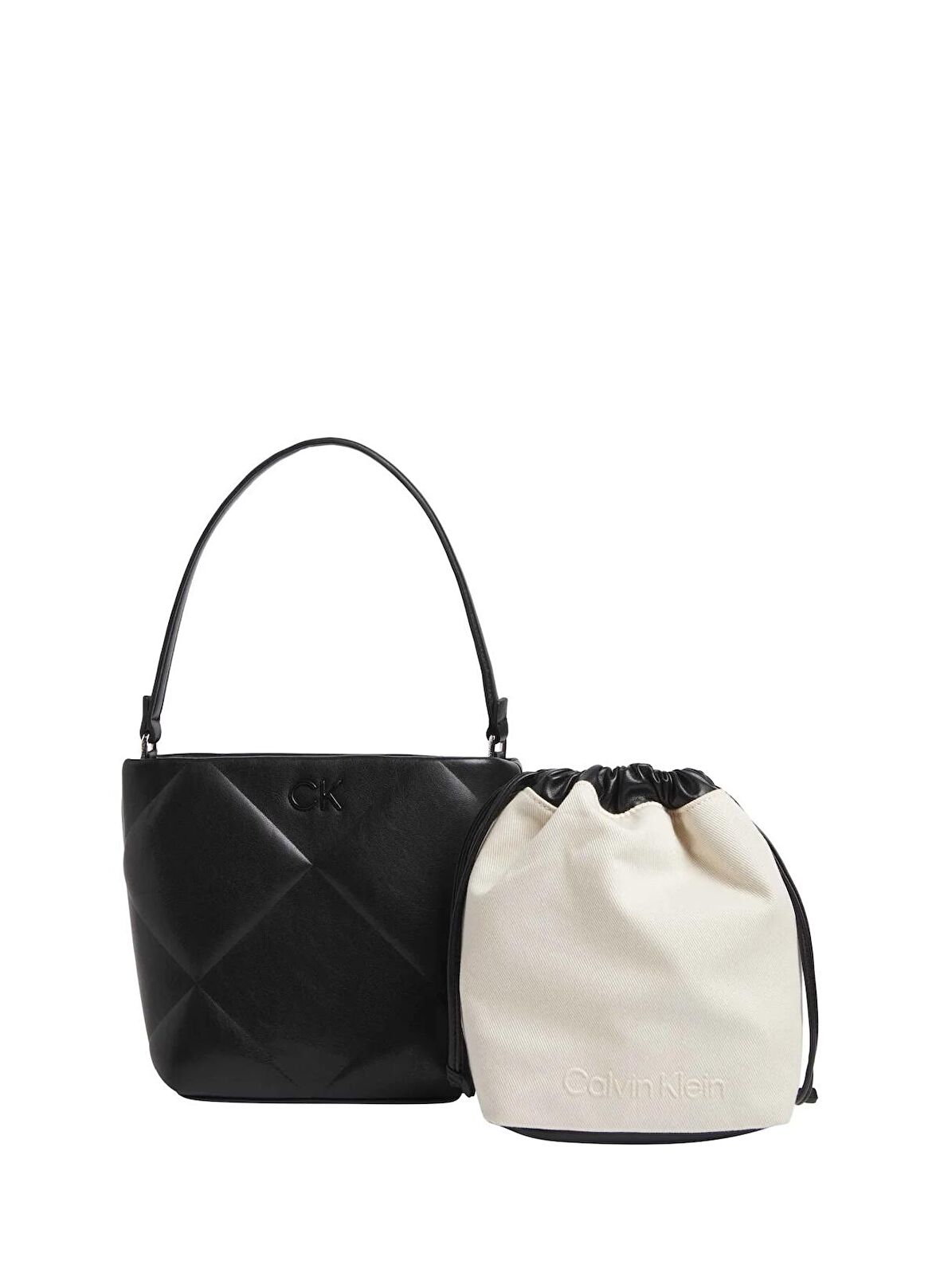 Calvin Klein Siyah Kadın 20x17x11 cm Çapraz Çanta K60K611666BEH