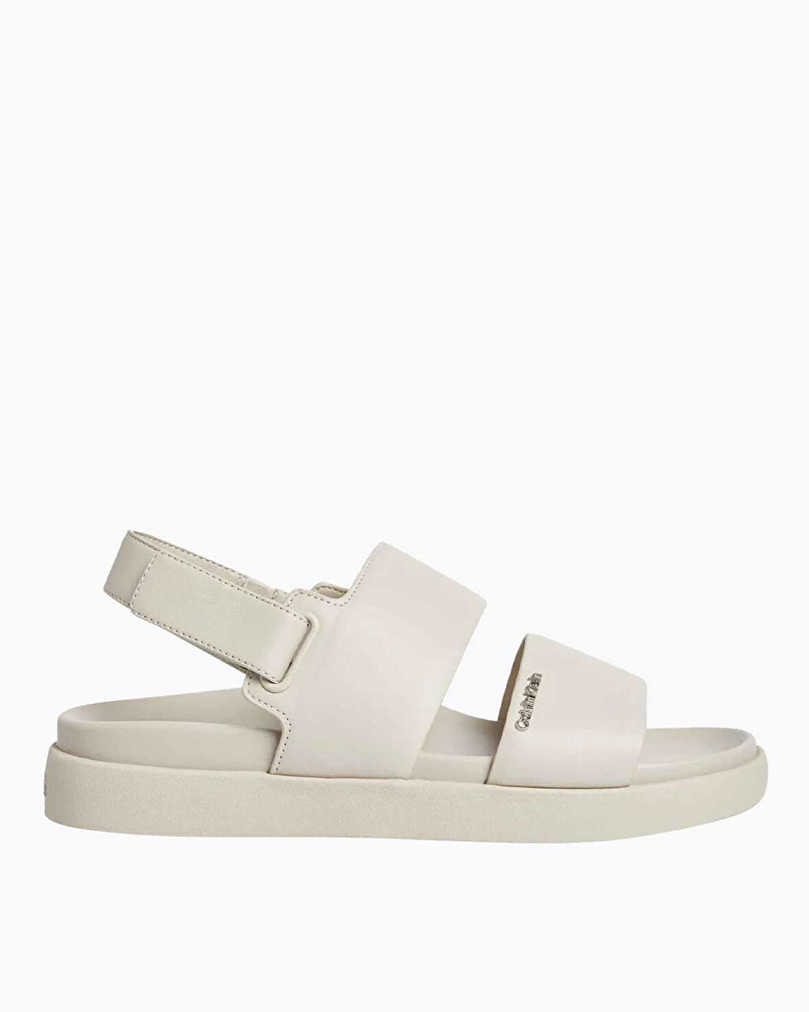 Calvin Klein Flat Sandal Metal Logolu Kadın Sandalet | 37