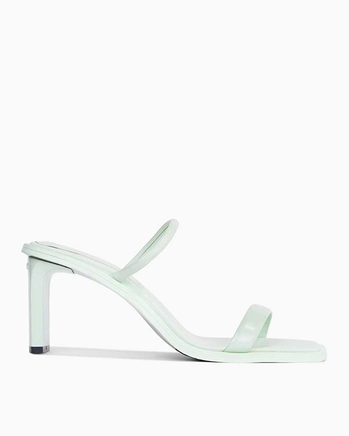 Calvin Klein Heel Mule 70mm Deri Kadın Sandalet | 39