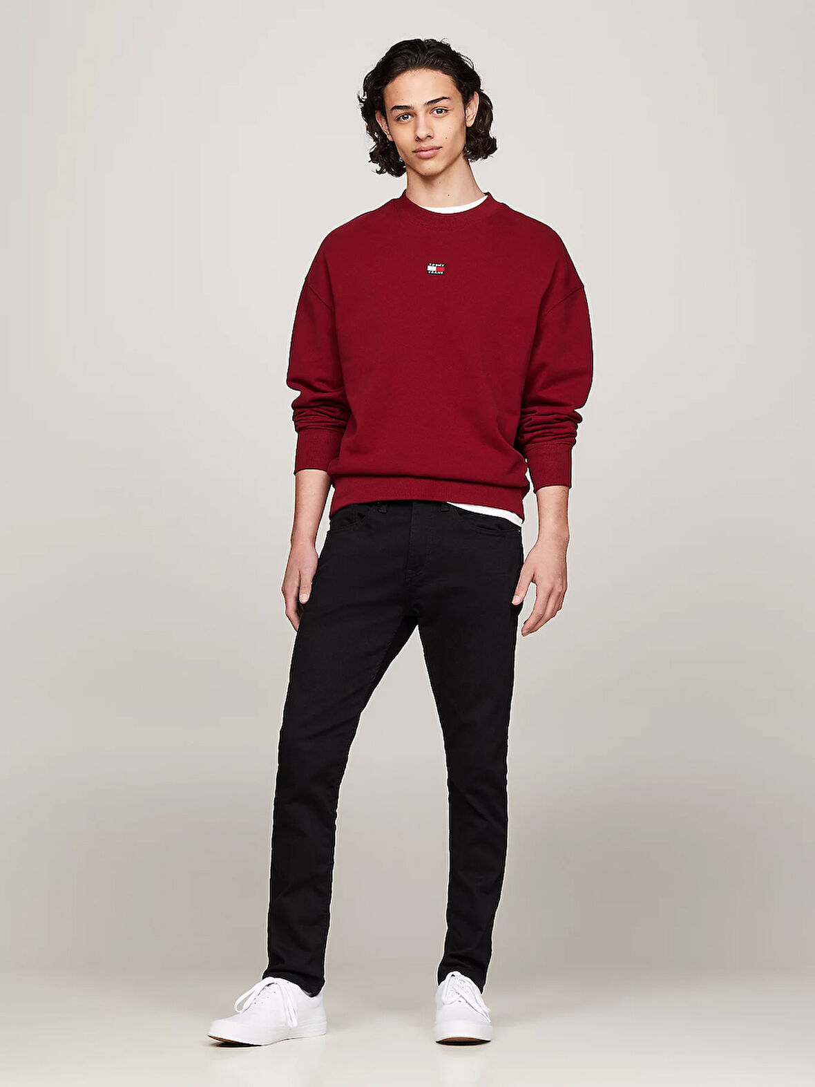 Erkek Tapered Slım Fıt Black Jean Pantolon | 29/32