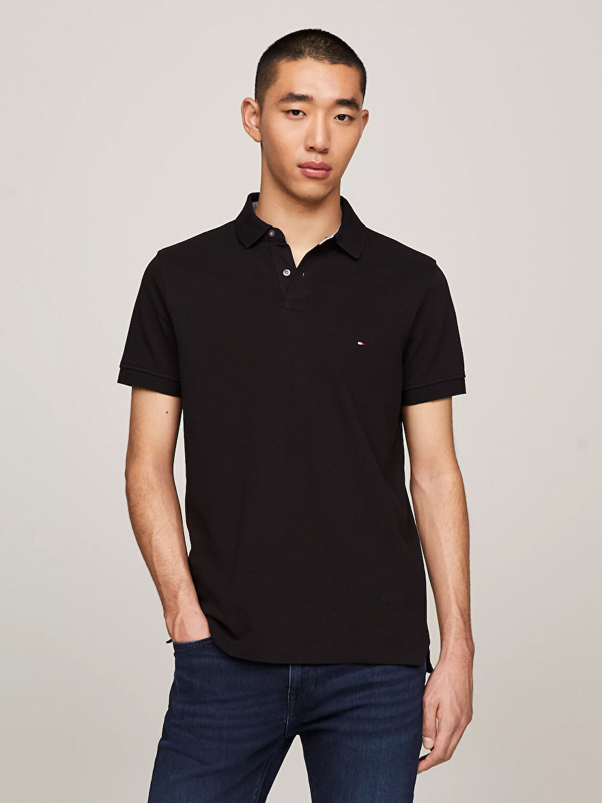 Erkek 1985 REGULAR POLO Polo T-Shirt-Siyah | XS