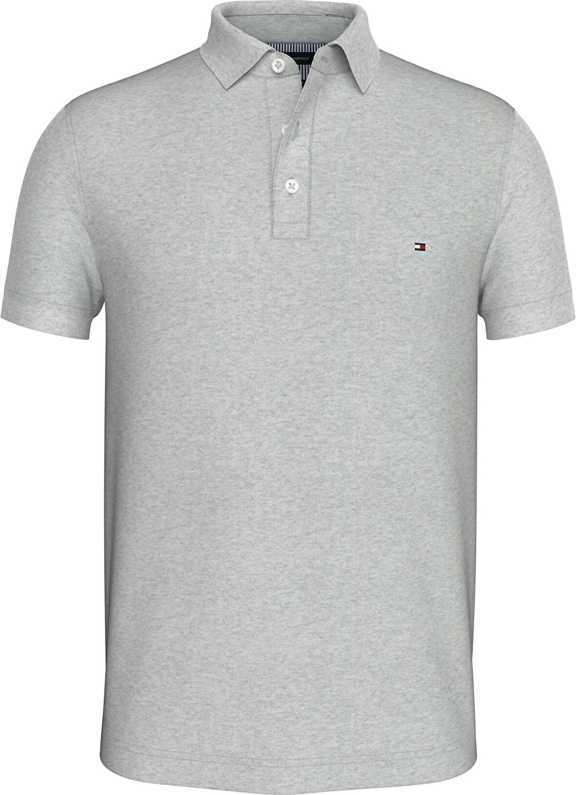 TOMMY HILFIGER Erkek  Gri Polo Yaka T-Shirt MW0MW17771 P01