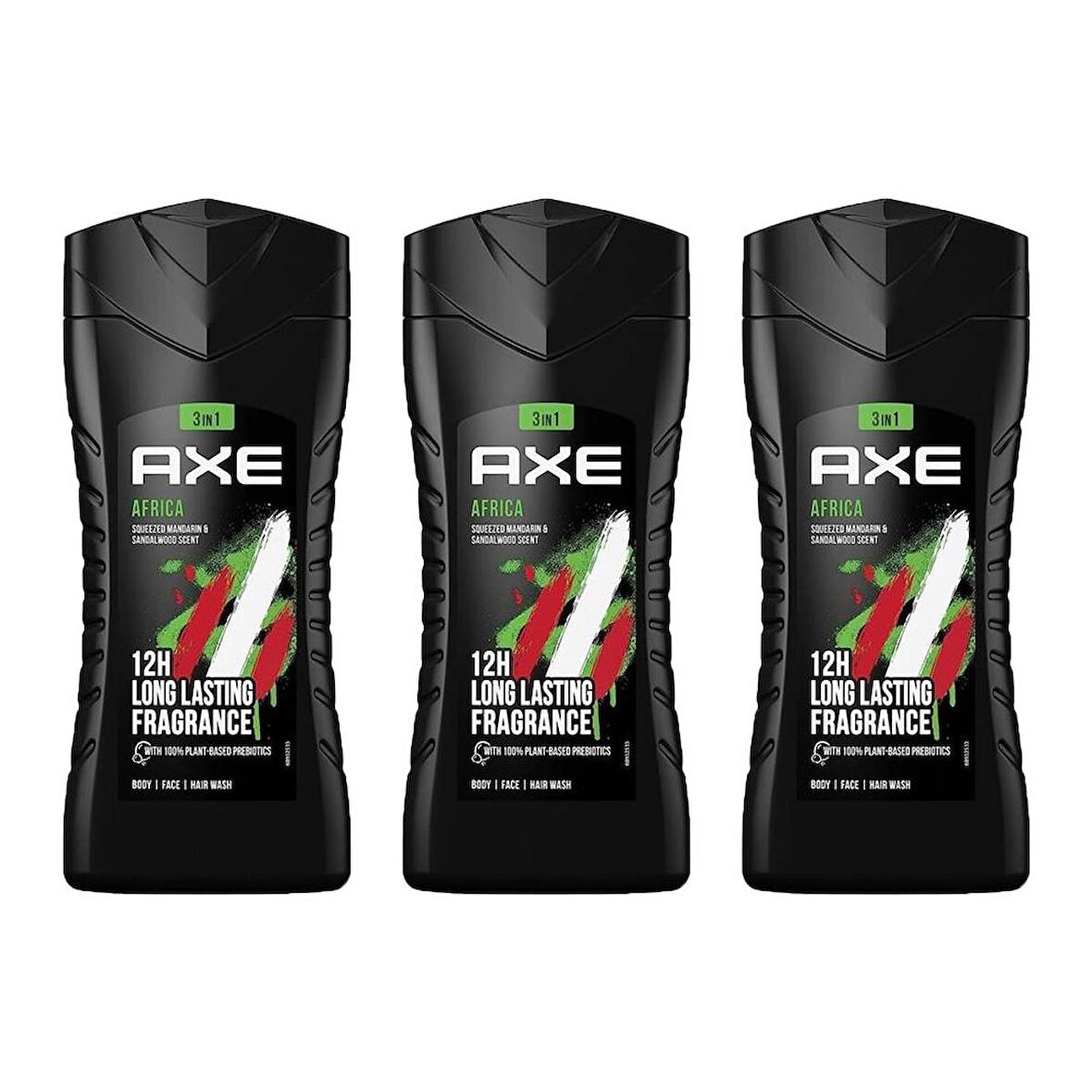 Axe Africa 3in1 Erkek Duş Jeli 250ML X3 Adet 3lü Set