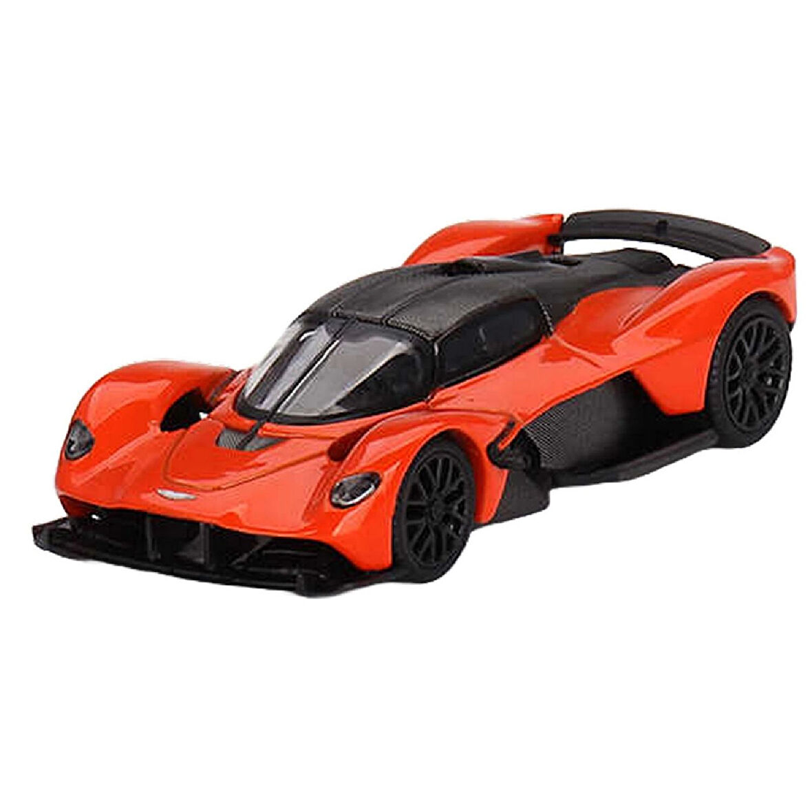 1:64 Diecast Aston Martin GT Valkyrie Maximum Orange Mini GT Model Araba