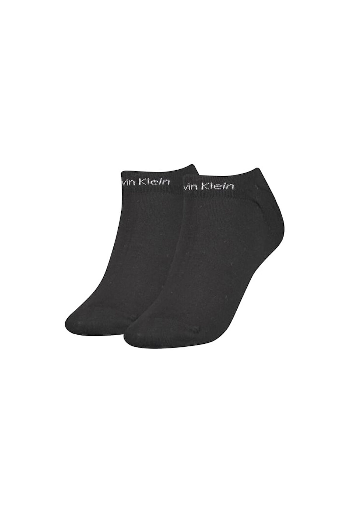 Kadın Ck 2'li Sneaker Gripper Çorap - Siyah | ONE