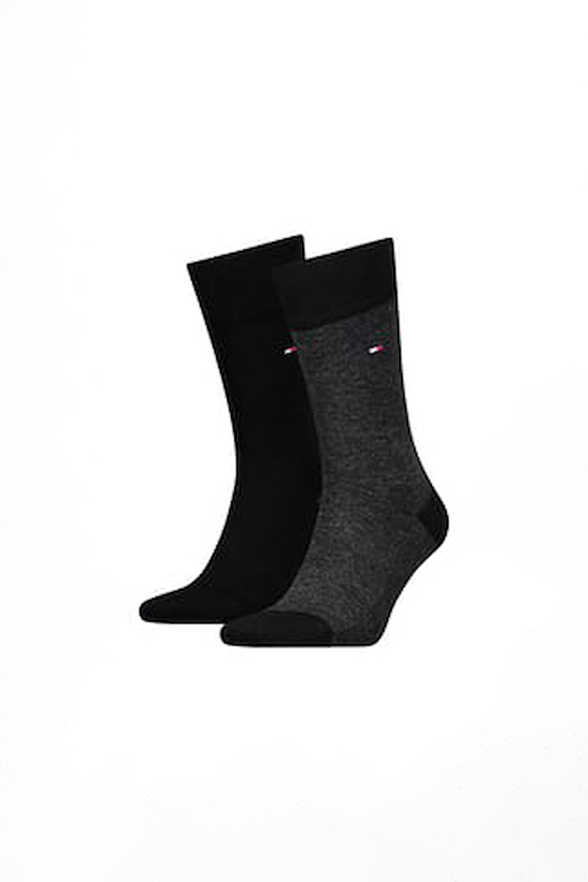 Erkek Th 2'li Uzun Çorap - Siyah | 39-42