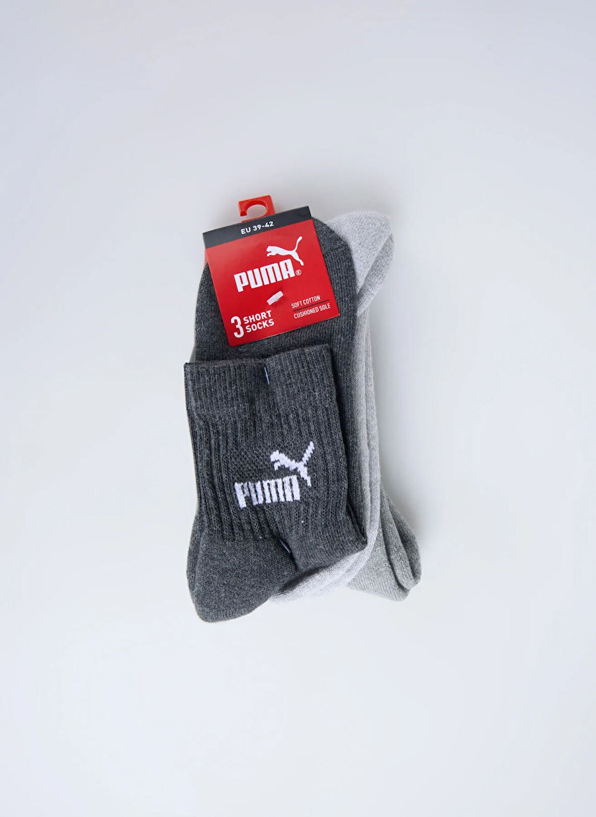 Puma 94711103 Socks - 3-Pack Gri Kadın Çorap