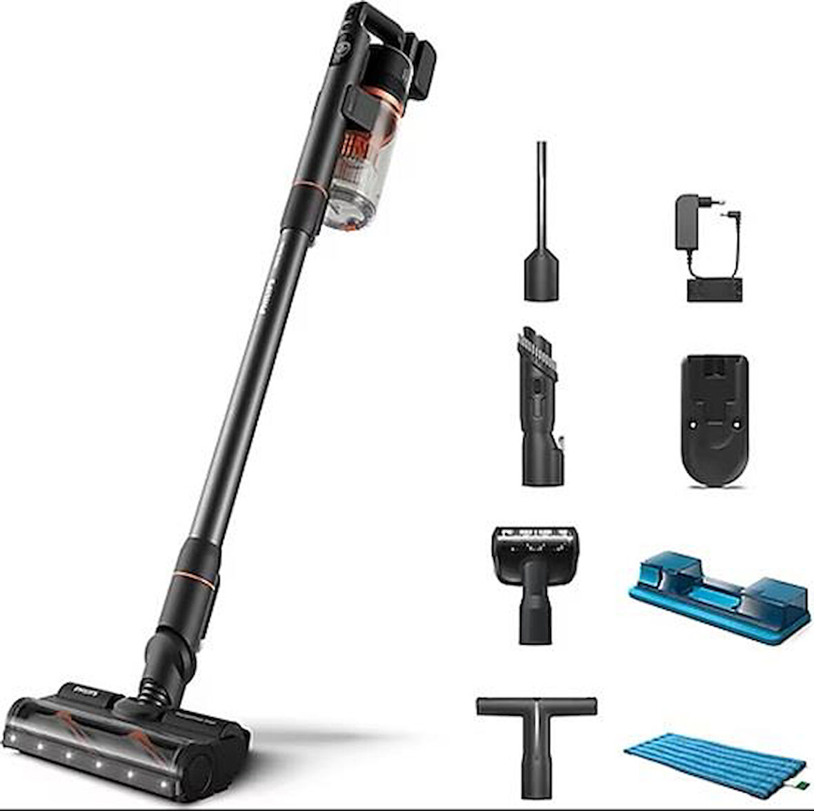 Philips 7000 Serisi XC7057/01 Islak Kuru Şarjlı Dikey Süpürge