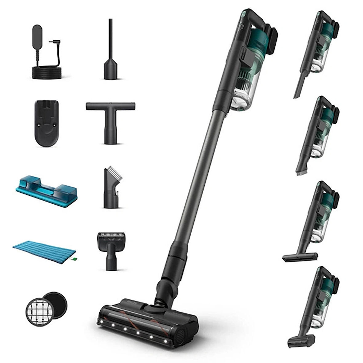  PHİLİPS XC6557/01 CORDLESS VC AQUA DİKEY ŞARJLI SÜPÜRGE + PHİLİPS SERİES 5000 HDA150/60 BAKIR TÜRK KAHVE MAKİNESİ HEDİYELİ