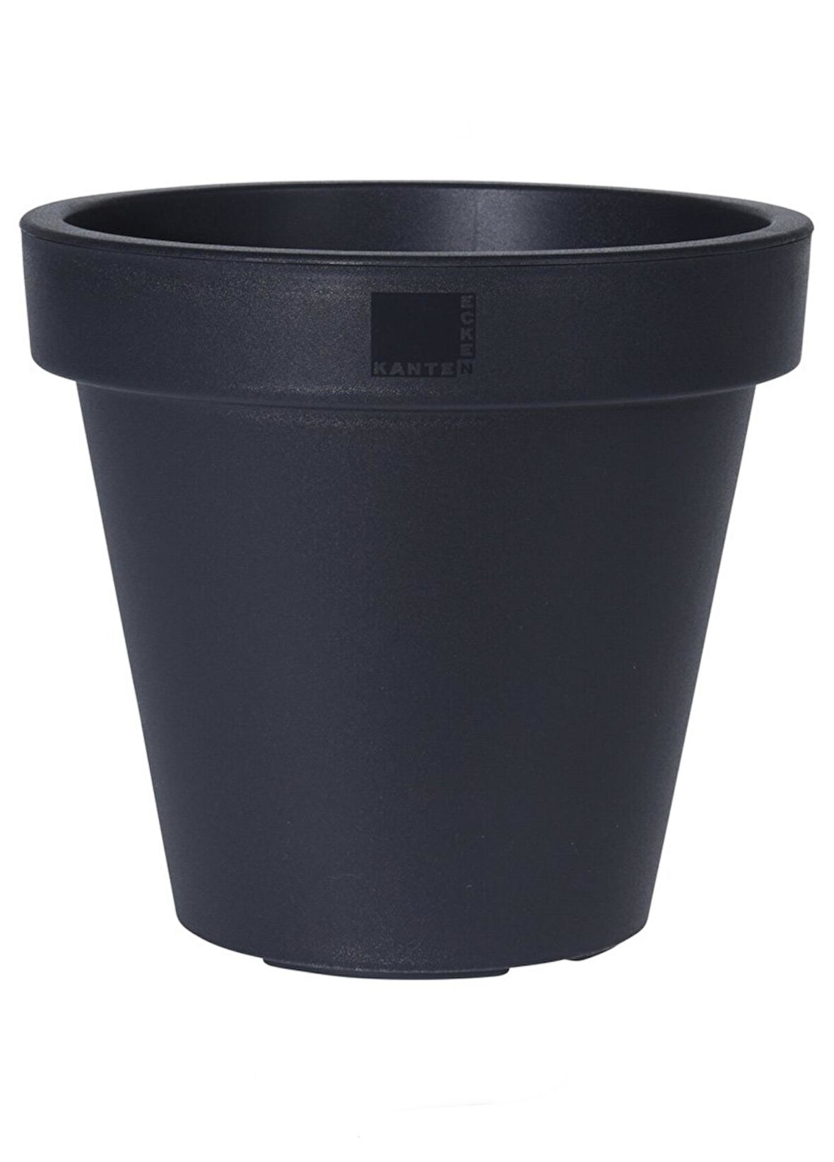 Siyah Plastik Yuvarlak Saksı Çap 35cm Yükseklik 31cm