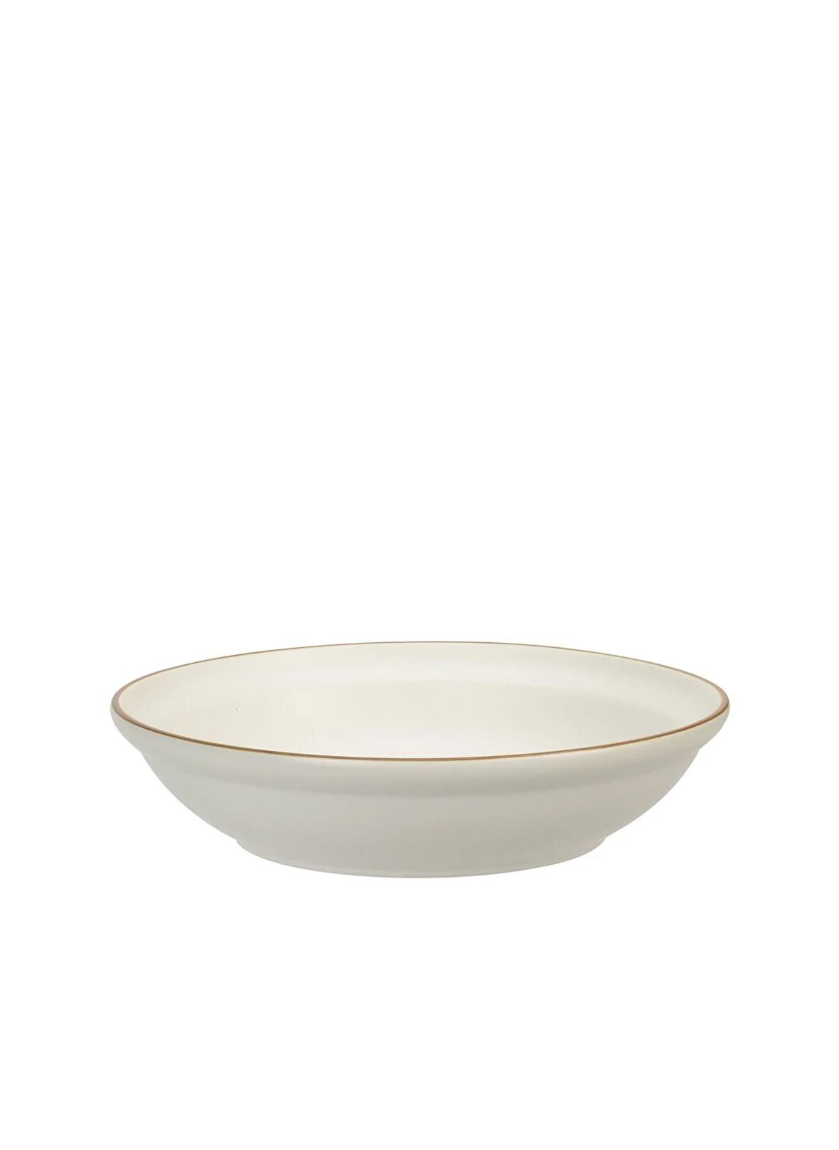 Boyner Evde Yemek Tabağı PLATE DEEP DIA 21CM WHITE COLO