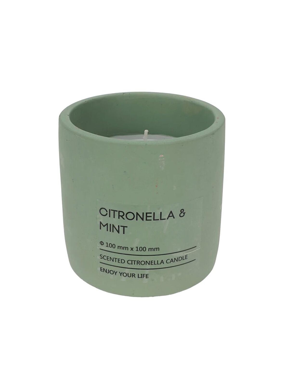 Boyner Evde Mum GRNCITRONELLA CANDLE IN POT 10CM