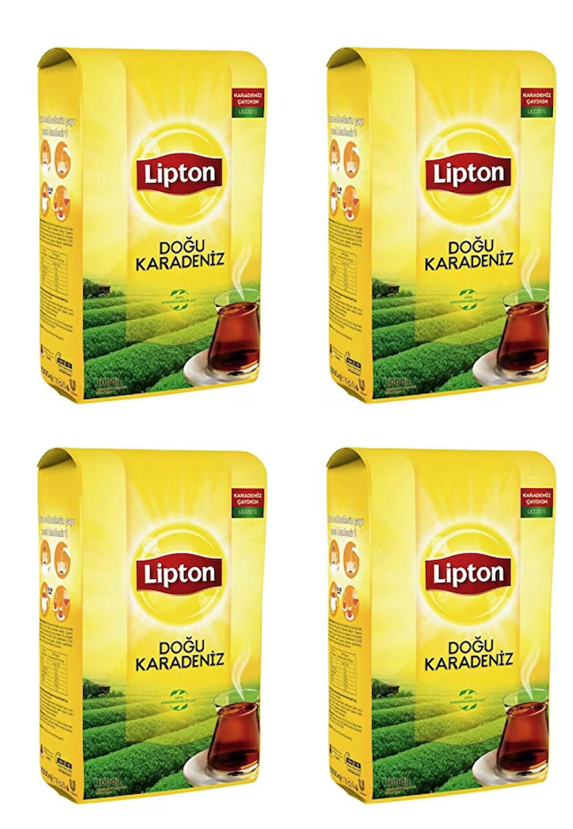 Lipton Doğu Karadeniz Bergamotlu 1 kg 4'lü Çay