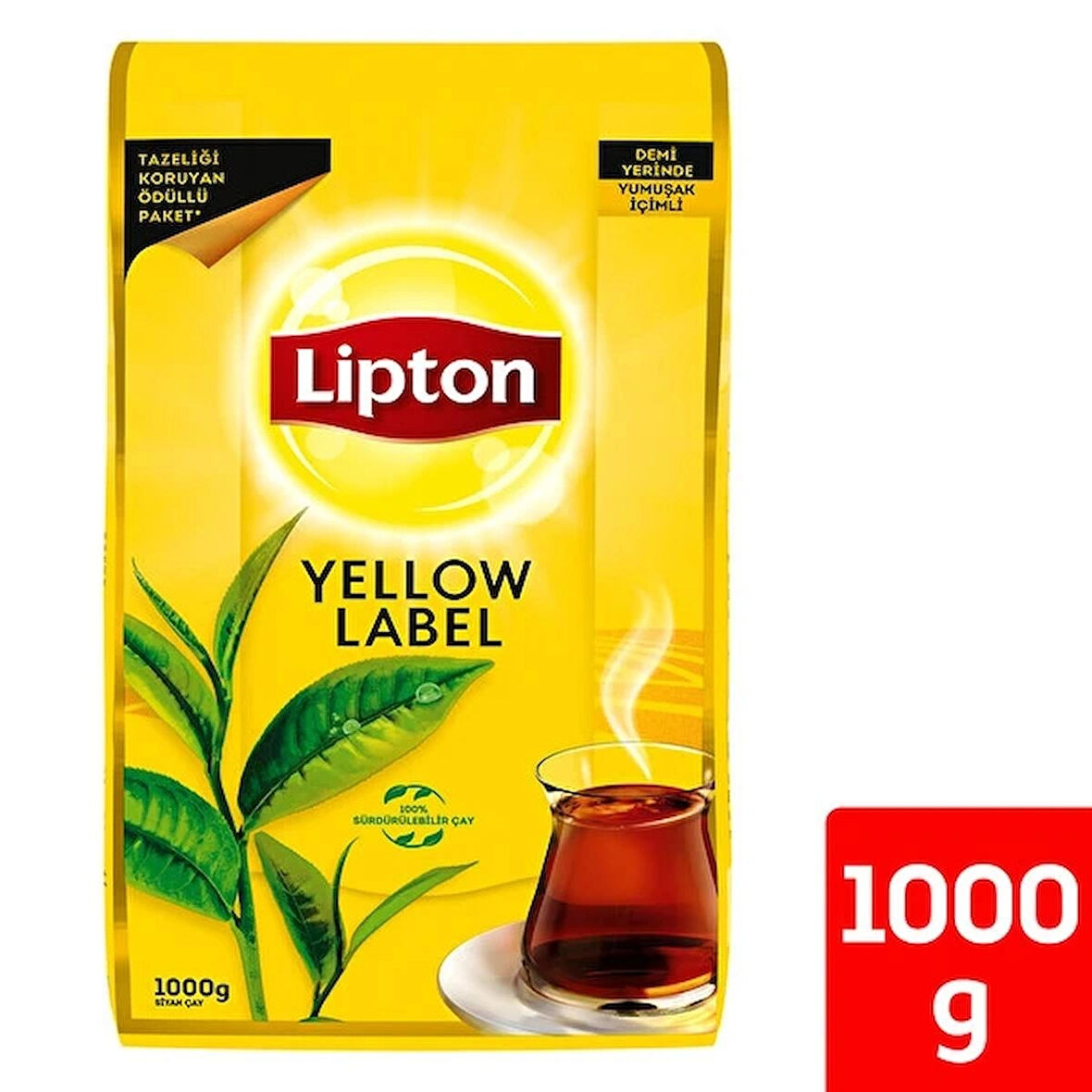 Lipton Yellow Label Dökme Çay 1000 gr x  9 Adet