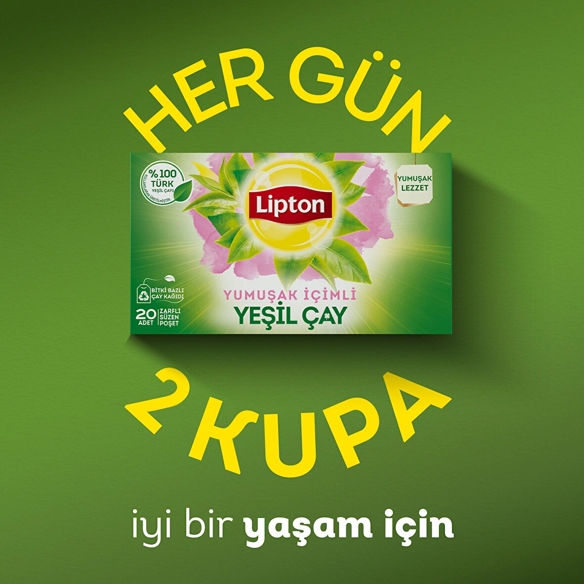 Lipton Yumuşak İçim Yeşil Çay 20'li