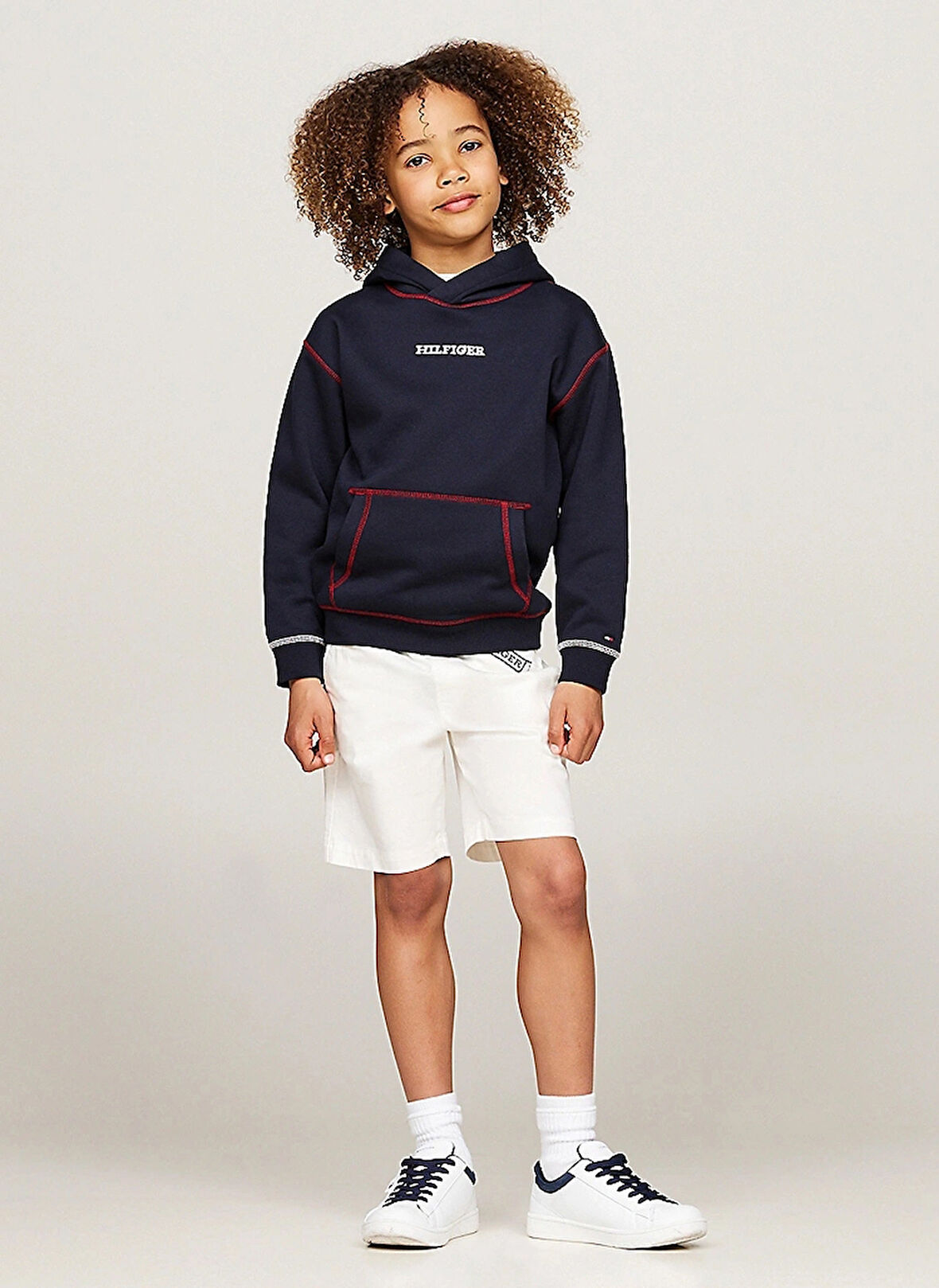 Tommy Hilfiger Baskılı Erkek Lacivert Sweatshırt KB0KB09051DW5