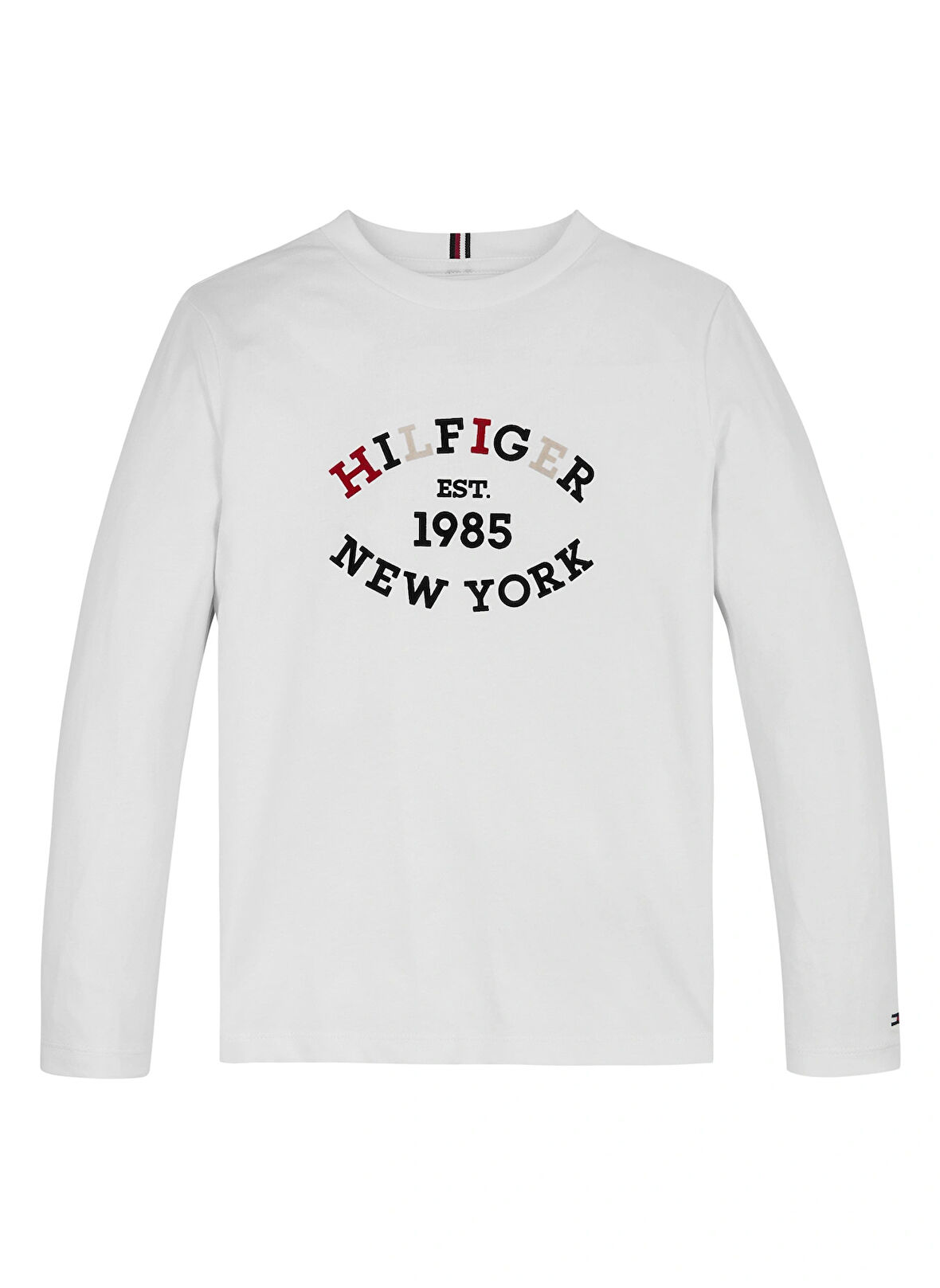 Tommy Hilfiger Baskılı Beyaz Erkek T-Shirt KB0KB08659YBR