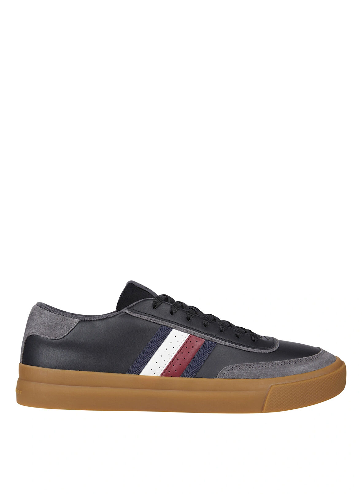 Tommy Hilfiger Siyah Erkek Sneaker TH CUPSET 1A2 LTH MIX