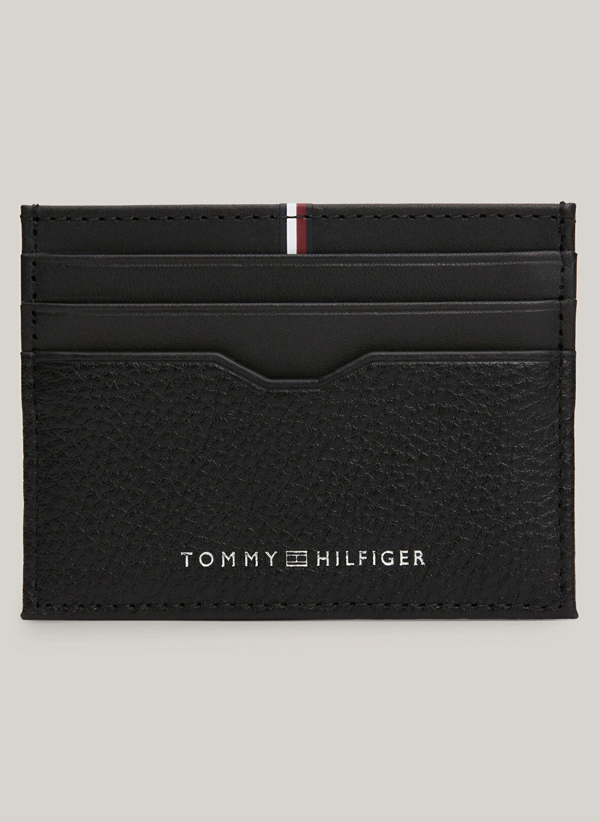 Tommy Hilfiger Siyah Erkek Kartlık TH TRANSIT CC HOLDER