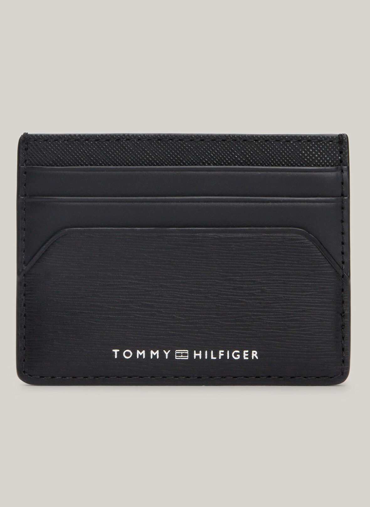 Tommy Hilfiger Siyah Erkek Kartlık TH PLAQUE CC HOLDER