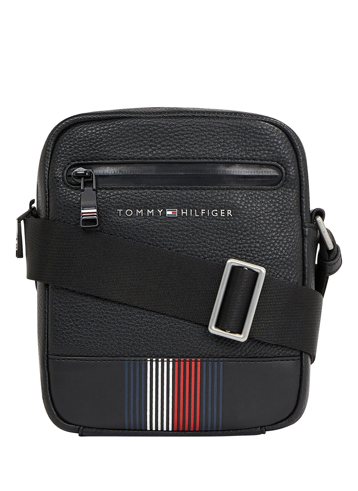 Tommy Hilfiger Siyah Erkek Postacı Çantası TH TRANSIT MINI REPORTER