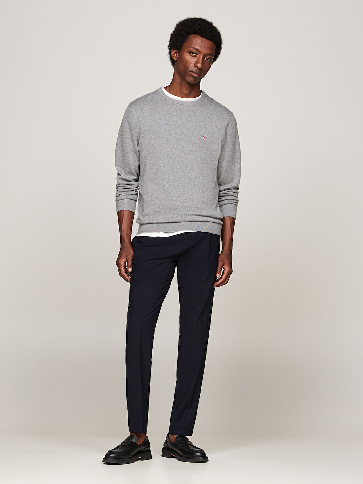 TOMMY HILFIGER ESSENTIAL COTTON CREW NECK Kazak