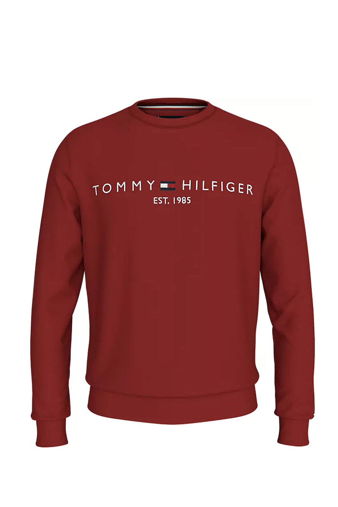 Erkek TOMMY LOGO SWEATSHIRT Sweatshirt-Kırmızı | M