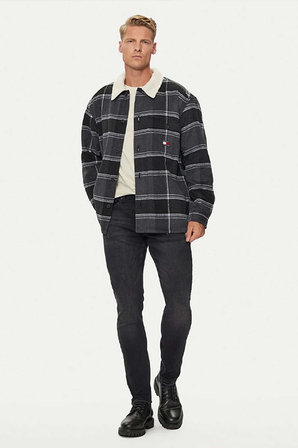 Tommy Jeans AUSTIN SLIM TPRD DH3384 Erkek Denim Jeans DM0DM203981BZ