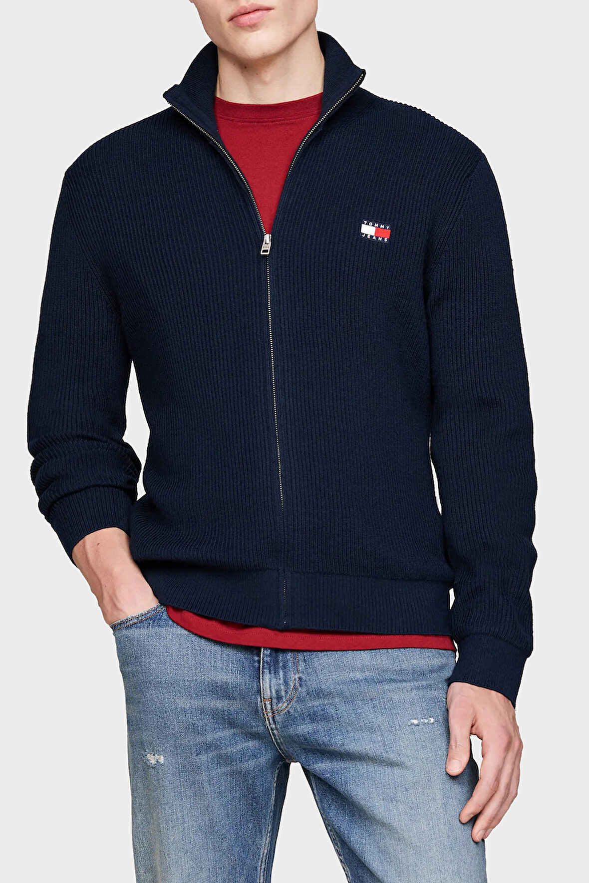 Tommy Jeans Erkek Sweat DM0DM19435 C1G