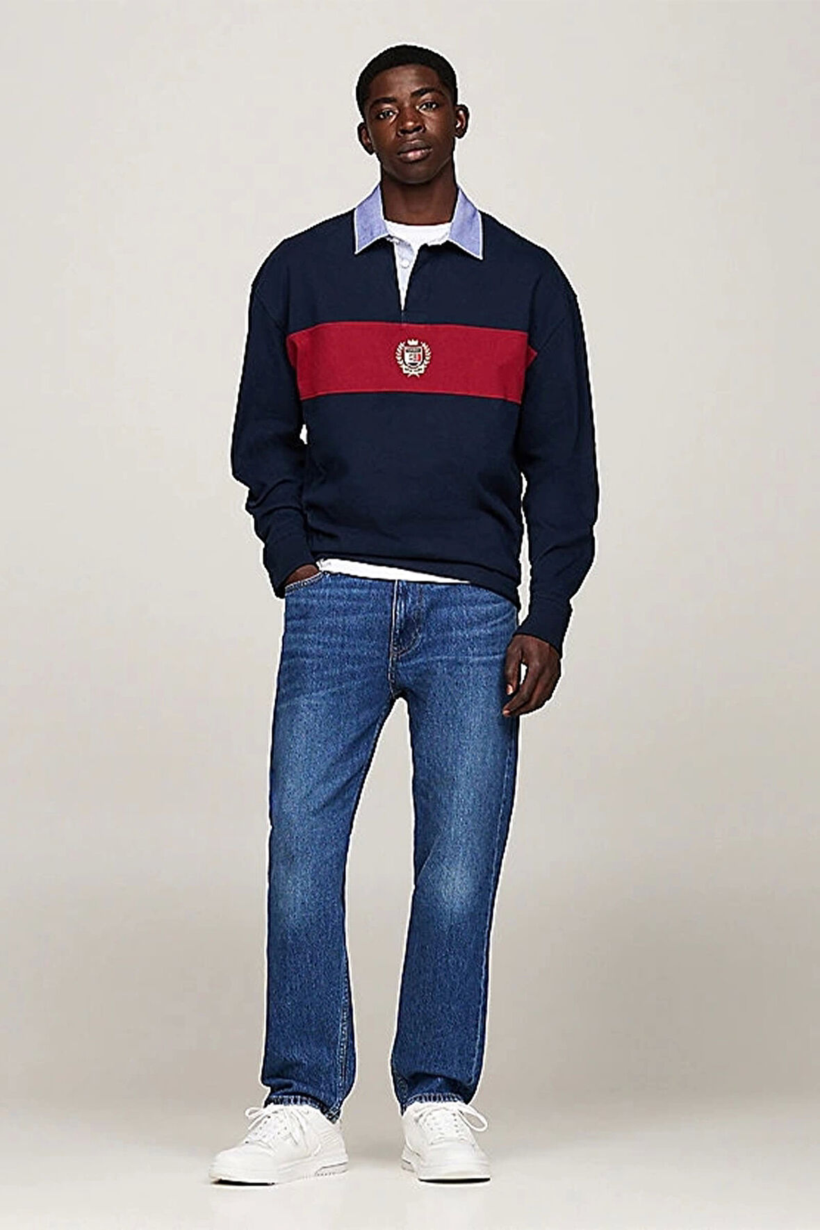 Tommy Jeans DAD JEAN RGLR TPRD CH0152 Erkek DENIM Jeans DM0DM204121BK