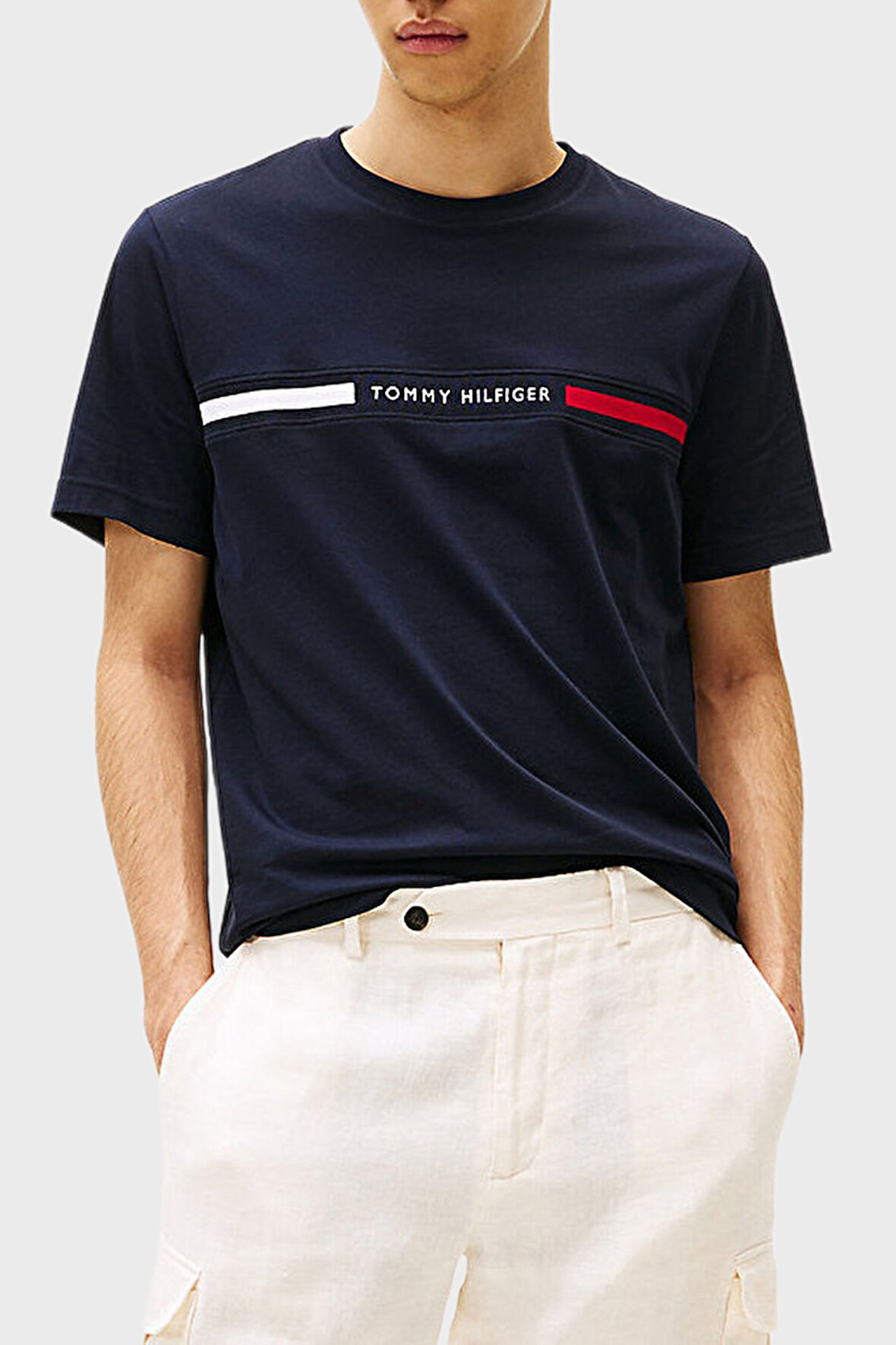 Tommy Hilfiger Erkek T Shirt MW0MW36498 DW5