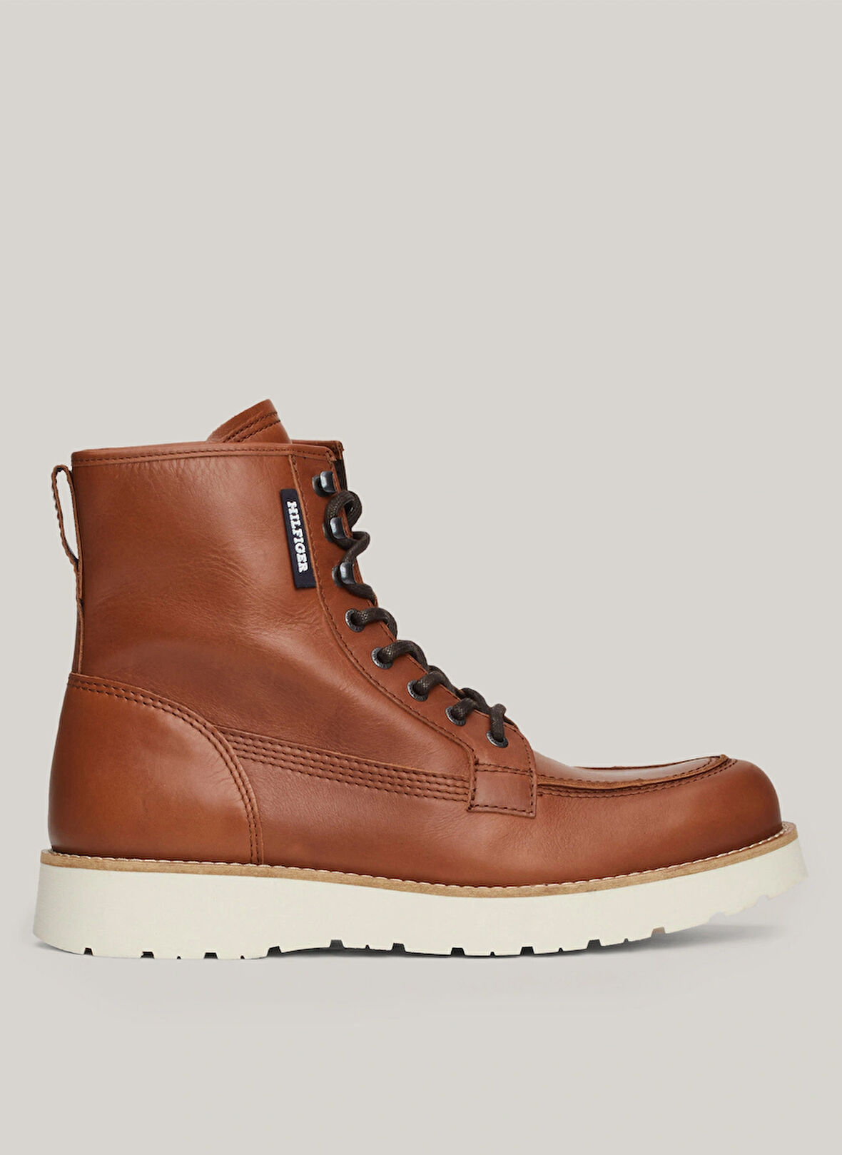 Tommy Hilfiger Deri Kahve Erkek Bot TH AMERICAN PREM CHECK LTH BOOT