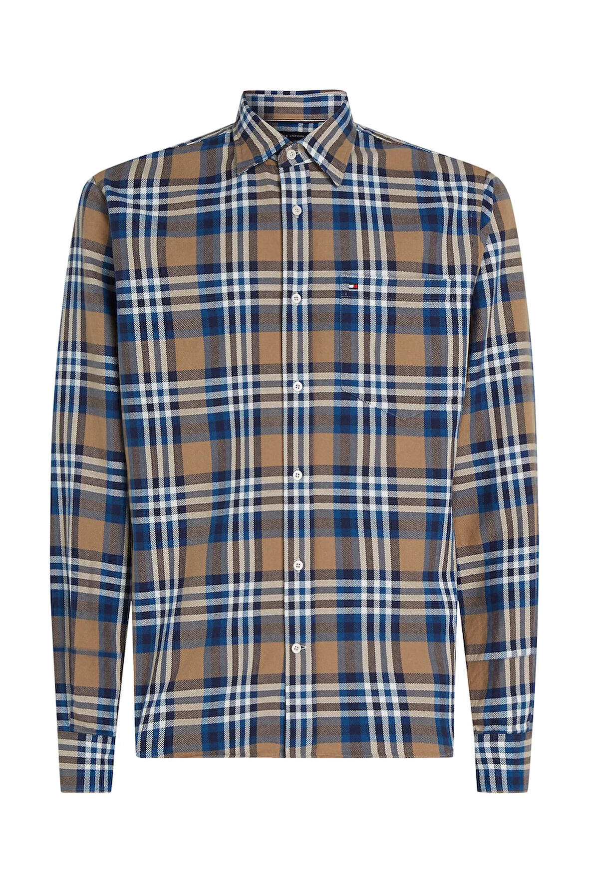 Erkek Kare Desenli Gömlek - Lacivert | S