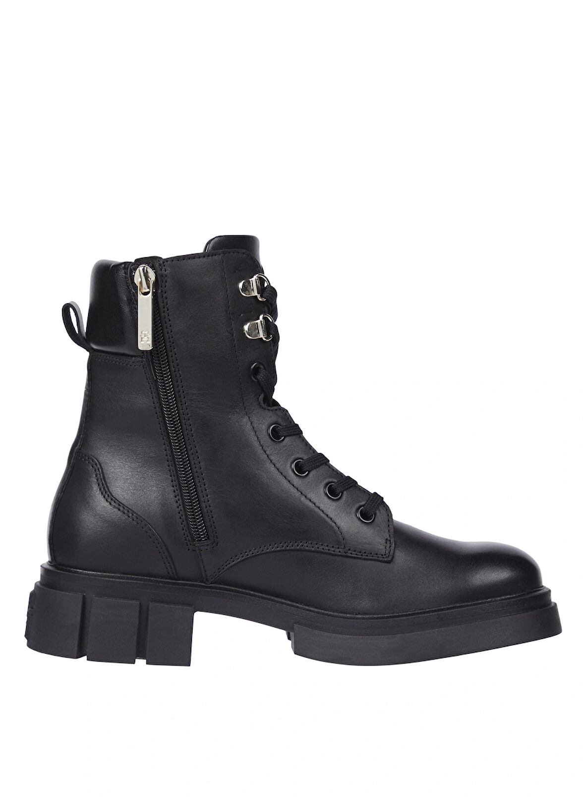 Tommy Hilfiger Deri Siyah Kadın Bot FW0FW08167BDS
