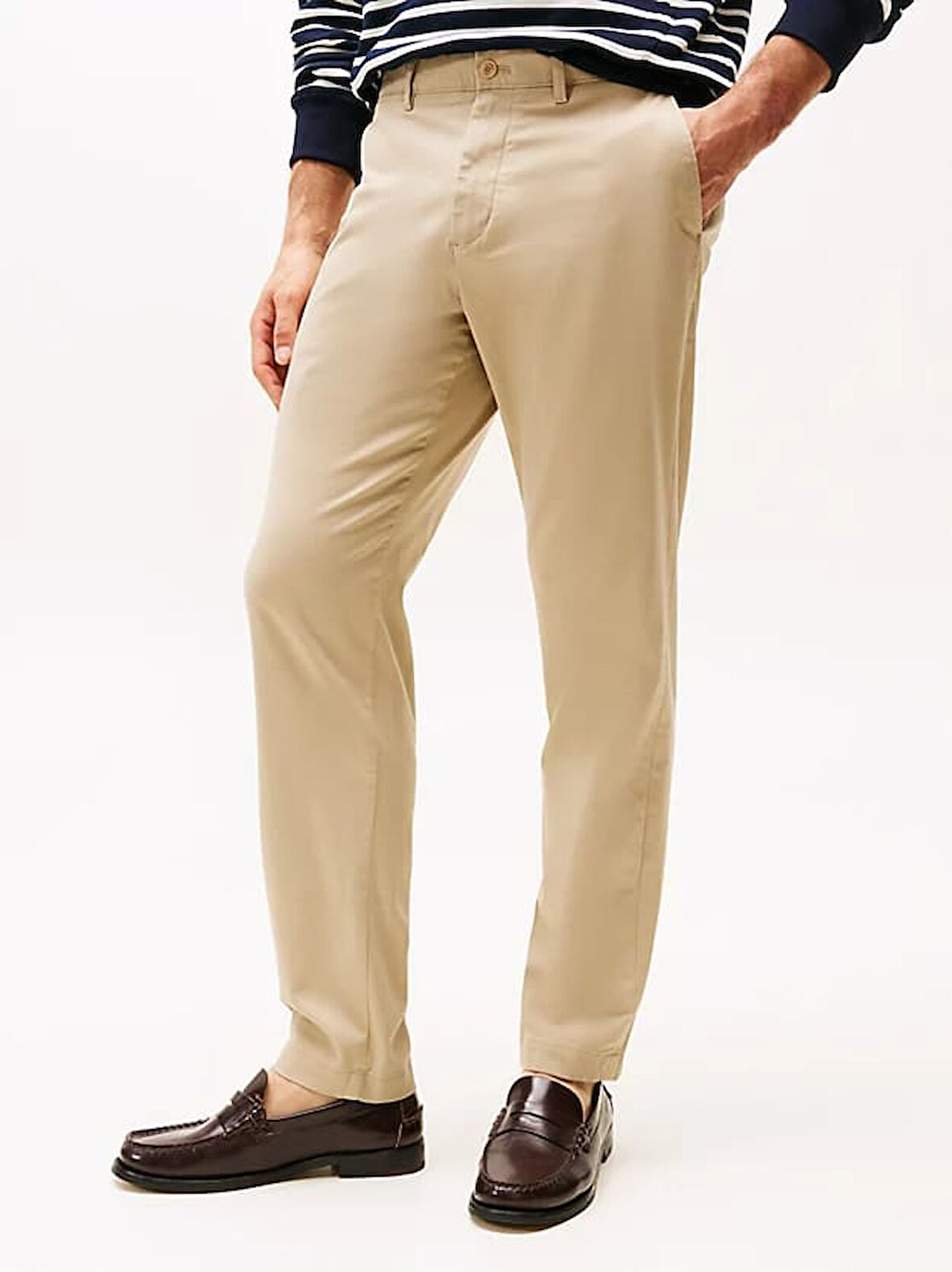 Erkek Harlem Chino Pantolon - Krem | 30/30