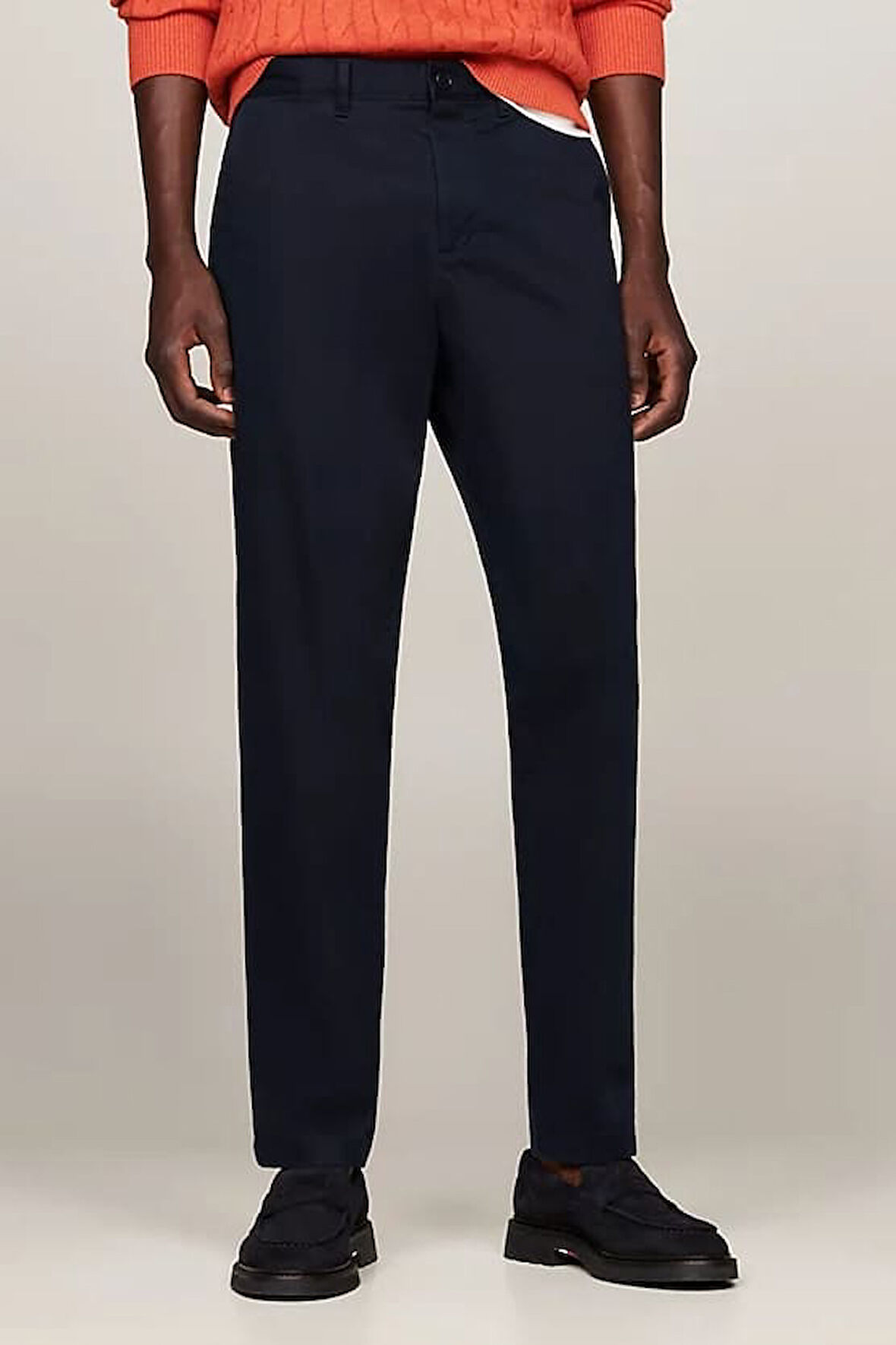 Erkek Harlem Dar Paça Chino Pantolon - Lacivert | 29/29