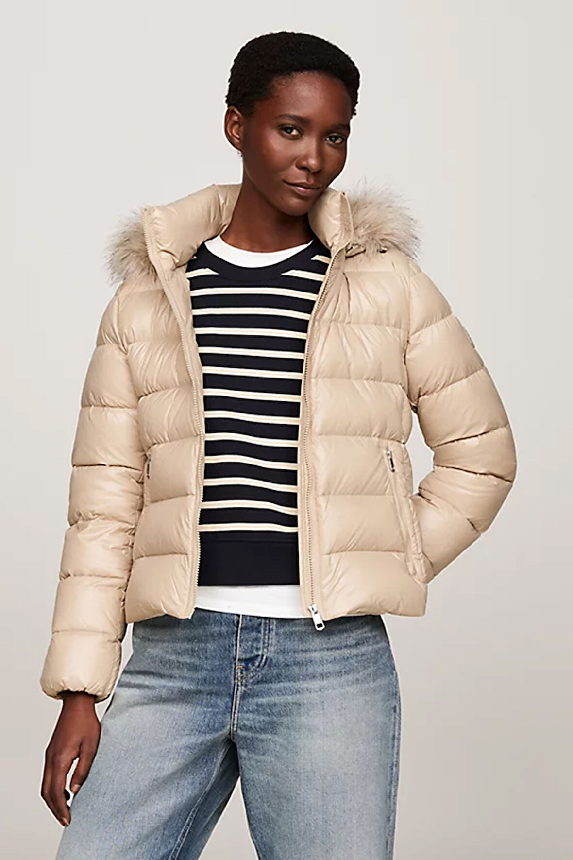 Kadın GLOSS DOWN TYRA JKT WITH FUR Jackets | 2XL