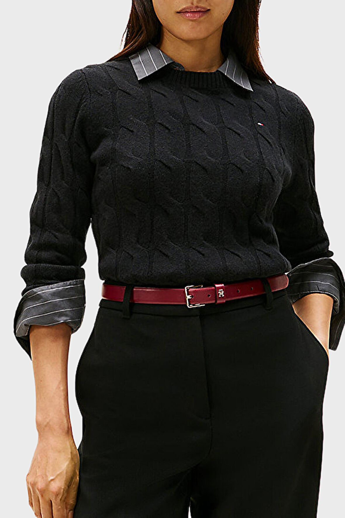 Tommy Hilfiger Kadın Kazak WW0WW43586 BDS