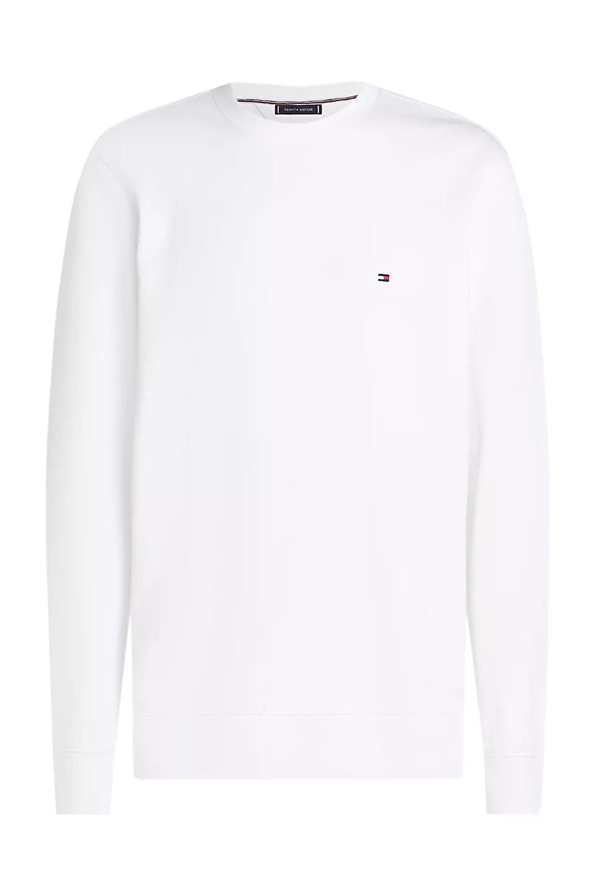 Erkek Terry Yuvarlak Yaka Sweatshirt - Beyaz | S