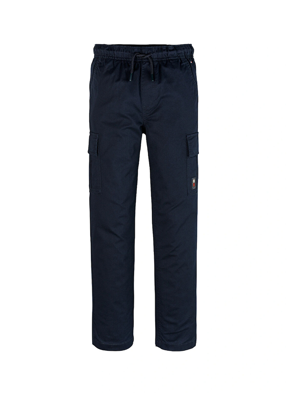 Tommy Hilfiger Lastikli Bel Slim Paça Lacivert Erkek Çocuk Kargo Pantolon KB0KB09243DW5