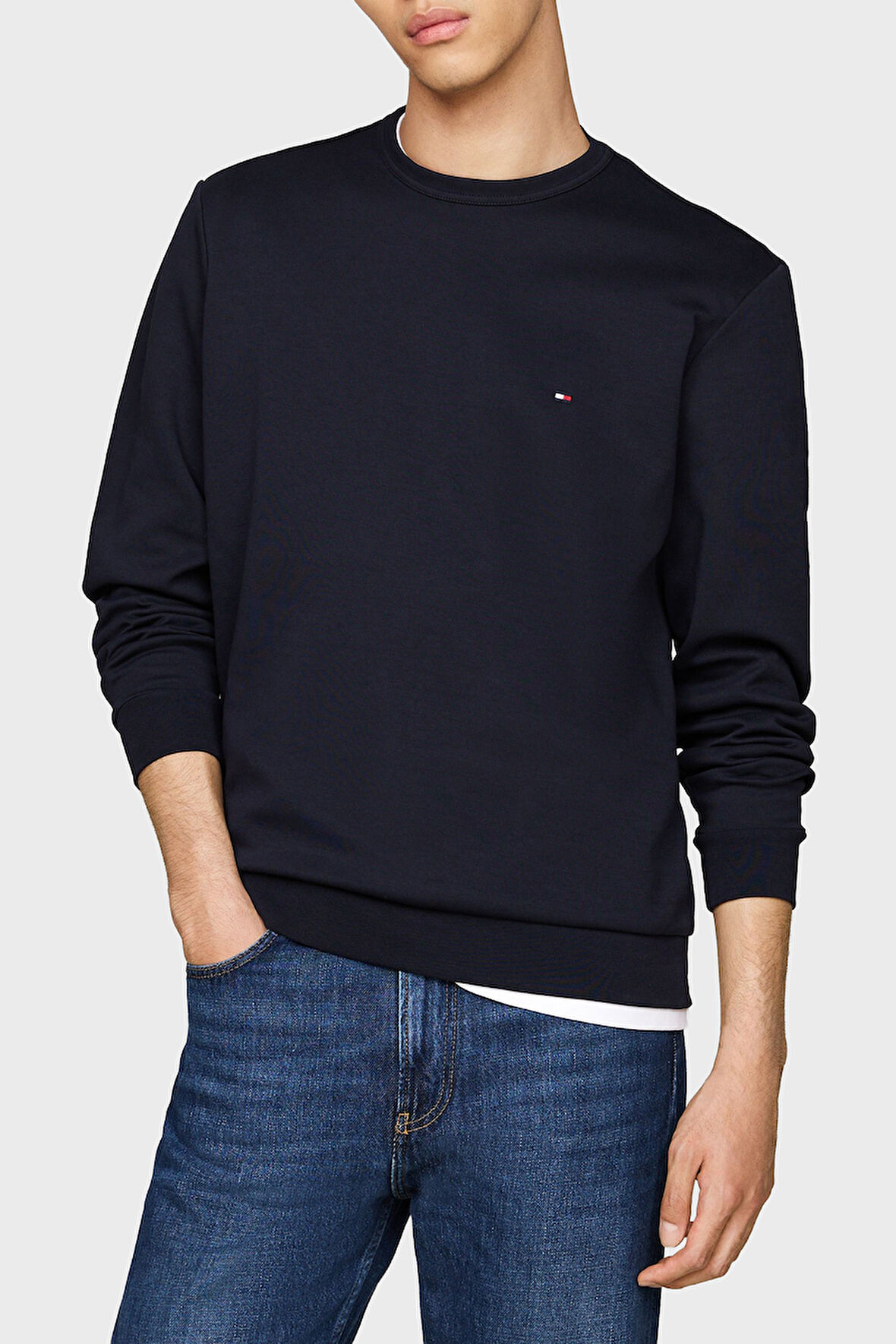 Tommy Hilfiger Erkek Sweat MW0MW37241 DW5