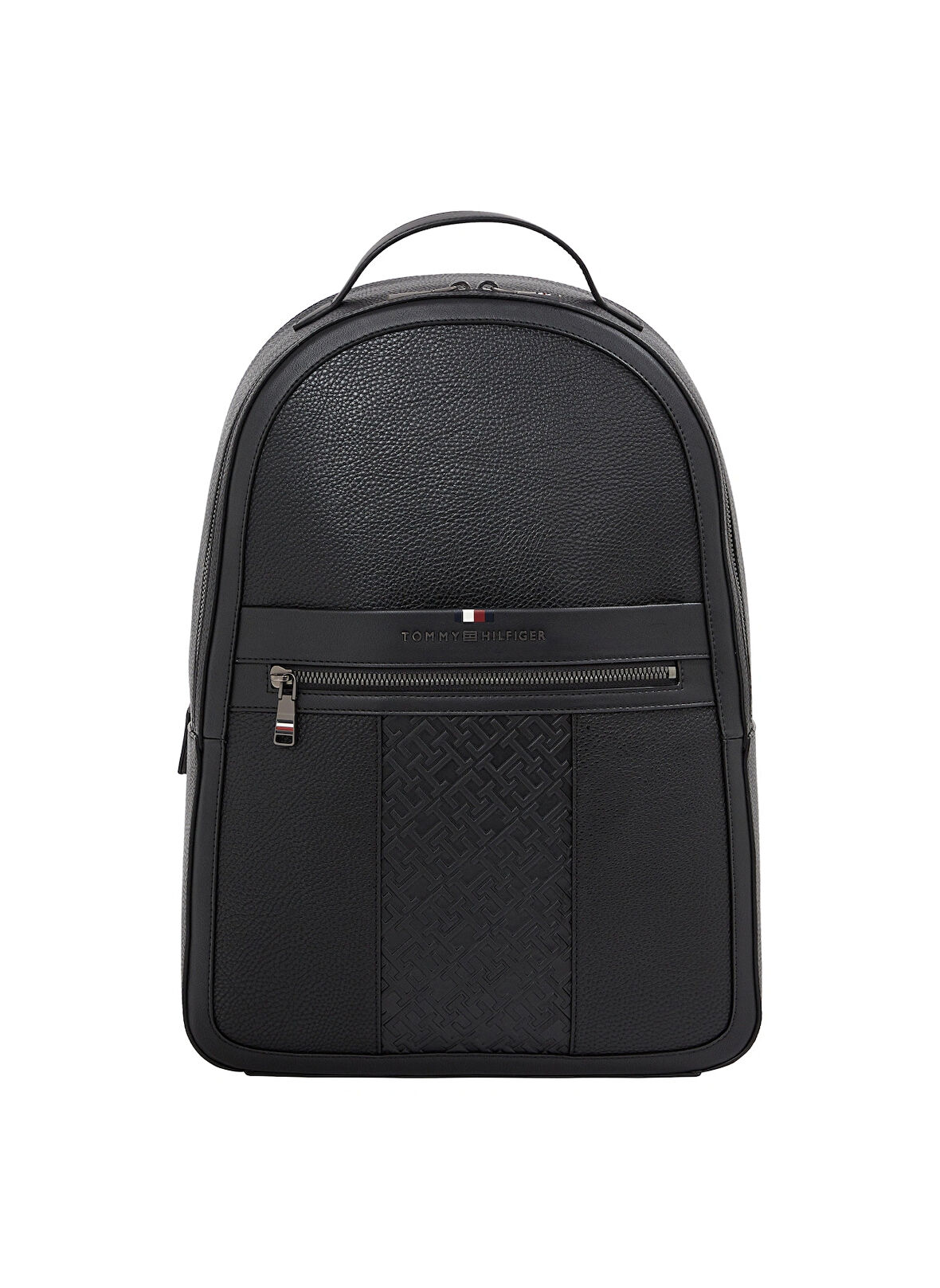 Tommy Hilfiger Siyah 28x43,5x15,5 cm Erkek Sırt Çantası TH CENTRAL MONOGRAM BACKPACK