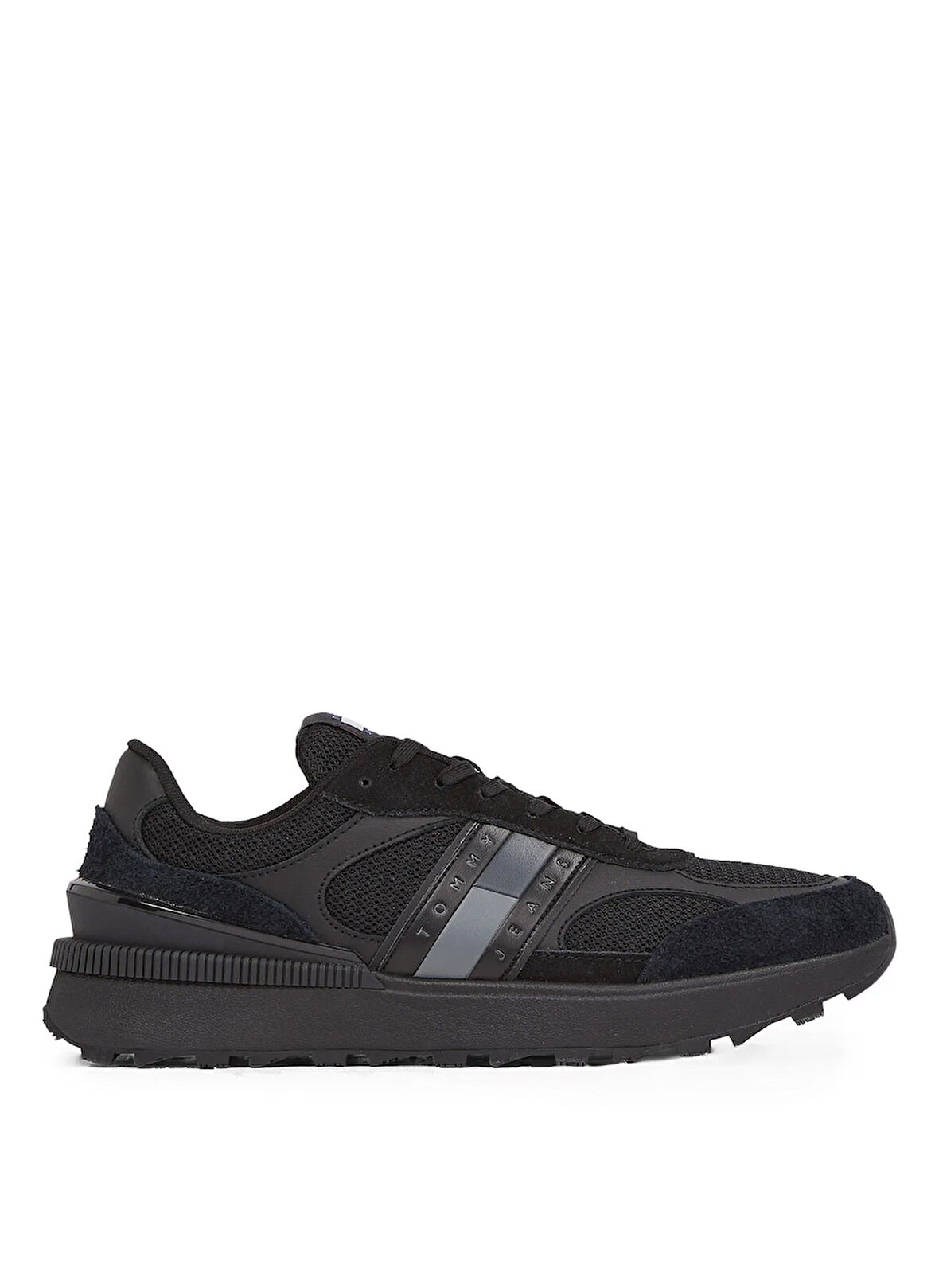 Tommy Hilfiger Siyah Erkek Sneaker TJM TECHNICAL RUNNER ESS