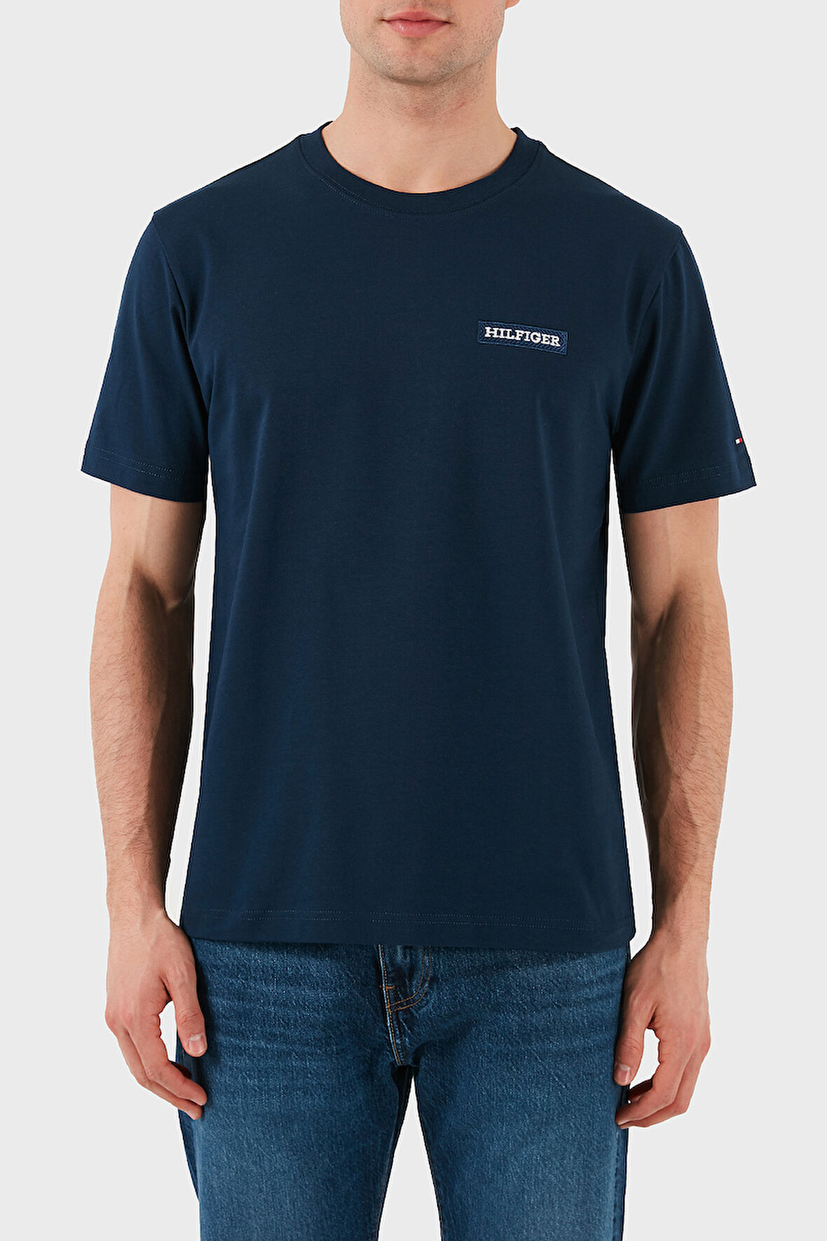 Tommy Hilfiger Erkek T Shirt MW0MW37909 DAF