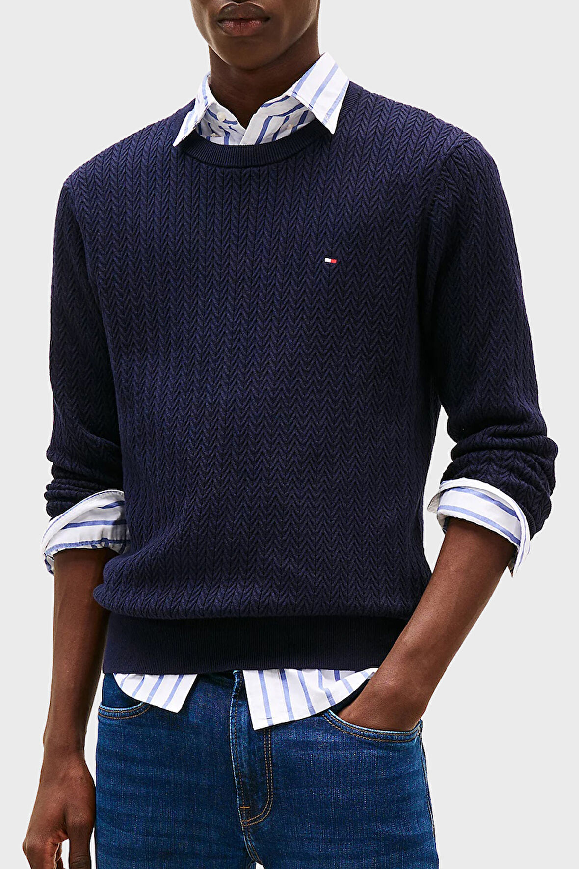 Tommy Hilfiger Erkek Kazak MW0MW37400 DW5