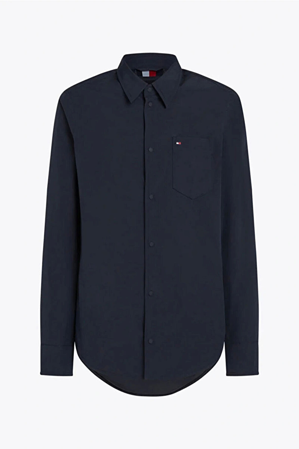 Tommy Hilfiger Erkek  Lw Packble  Lacivert Gömlek