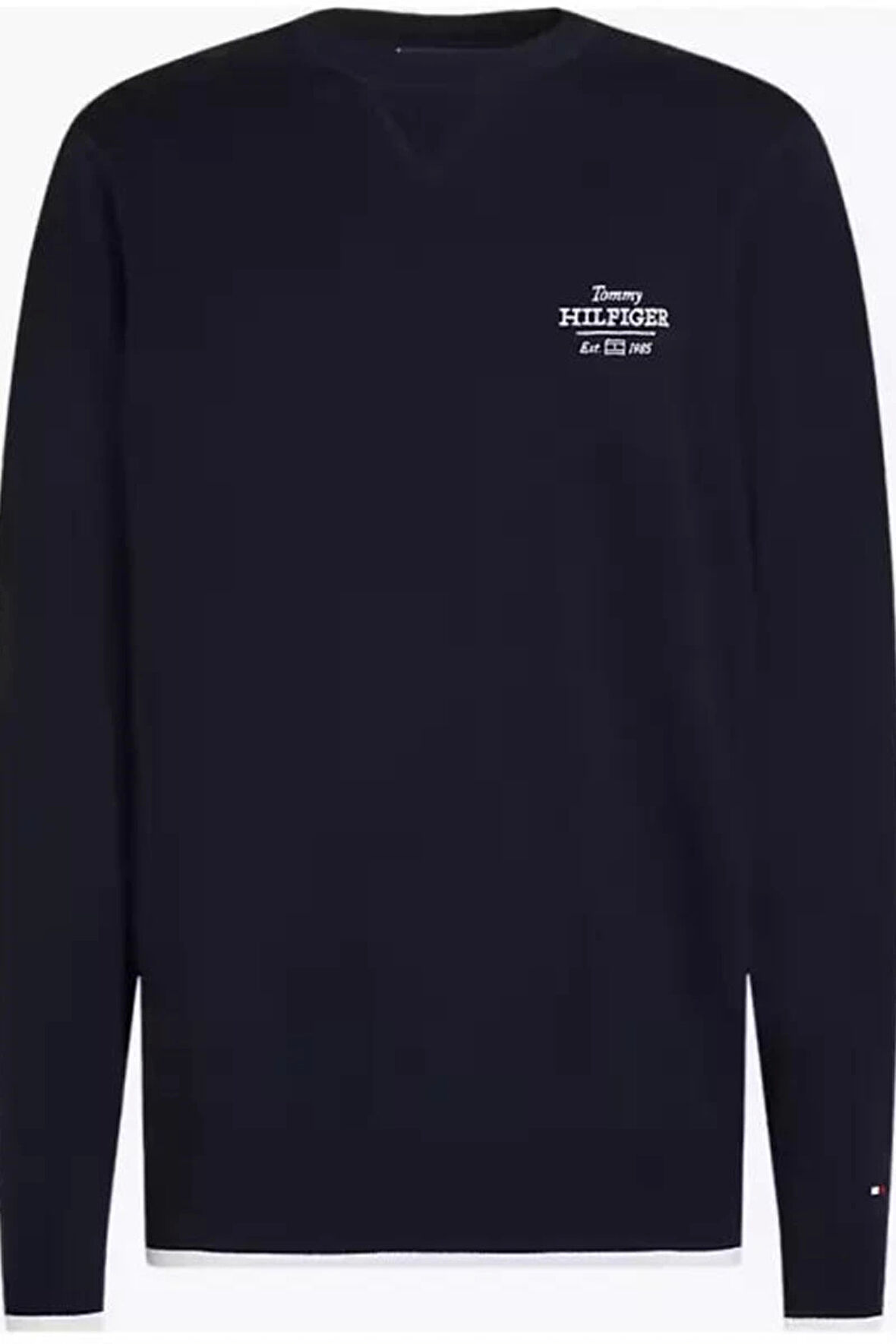 Tommy Hilfiger Erkek Lacivert Sweatshırt