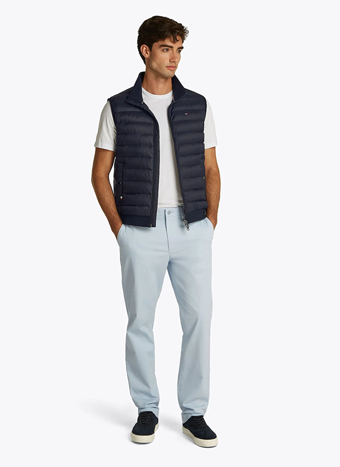Tommy Hilfiger Mavi Erkek Sweatshırt MW0MW38982DW5