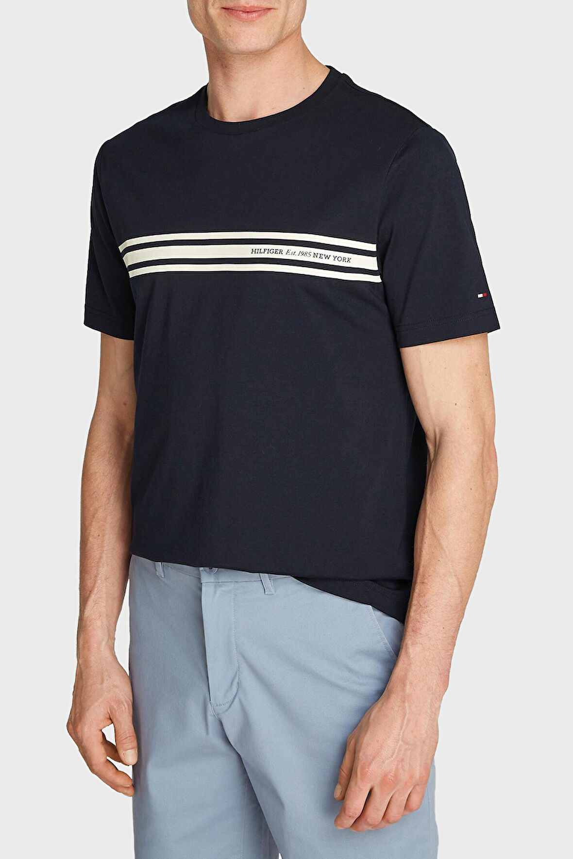 Tommy Hilfiger Erkek T Shirt MW0MW37443 DW5