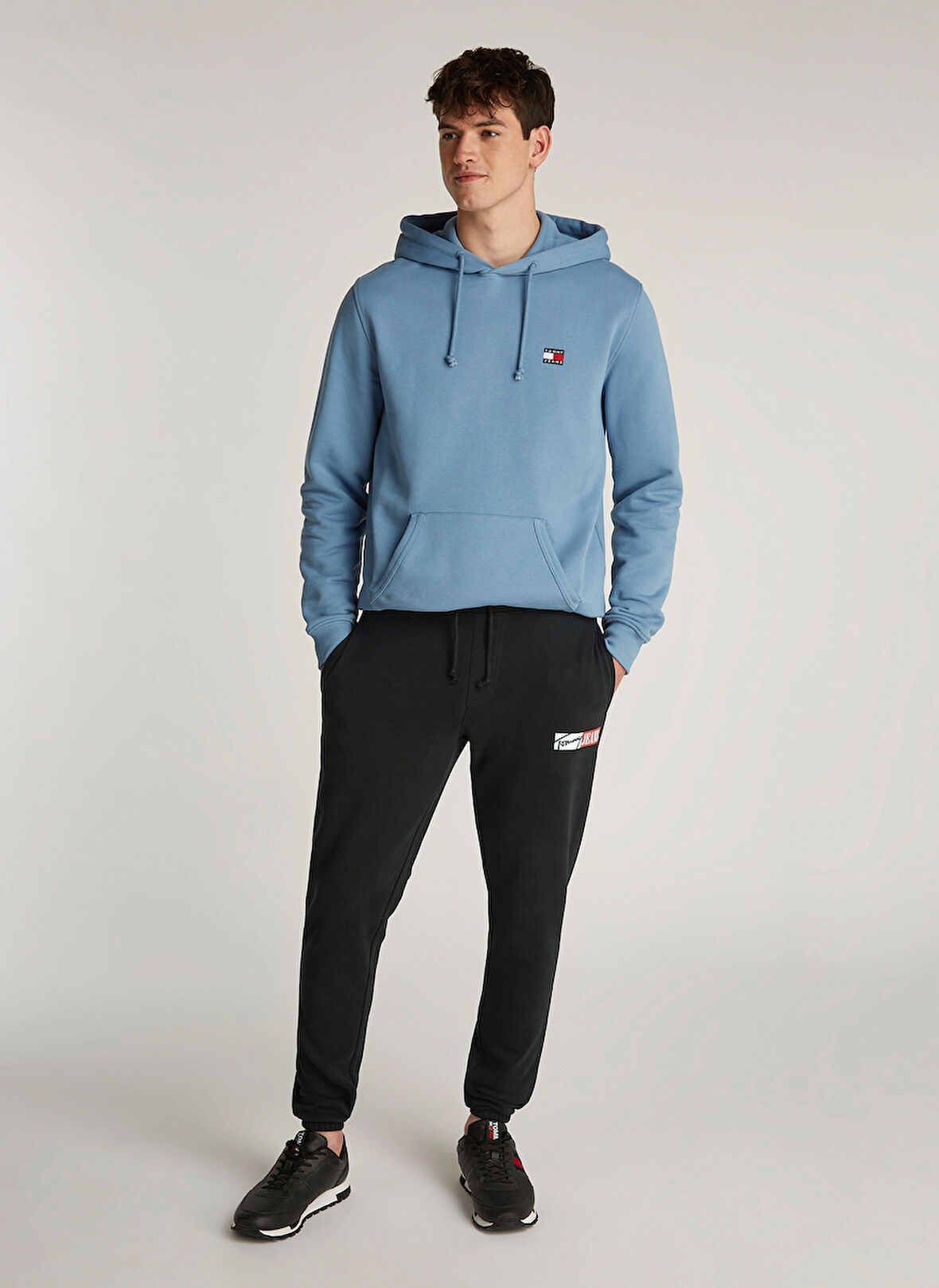 Tommy Hilfiger Normal Siyah Erkek Eşofman Altı DM0DM20277BDS TJM SLIM ENTRY